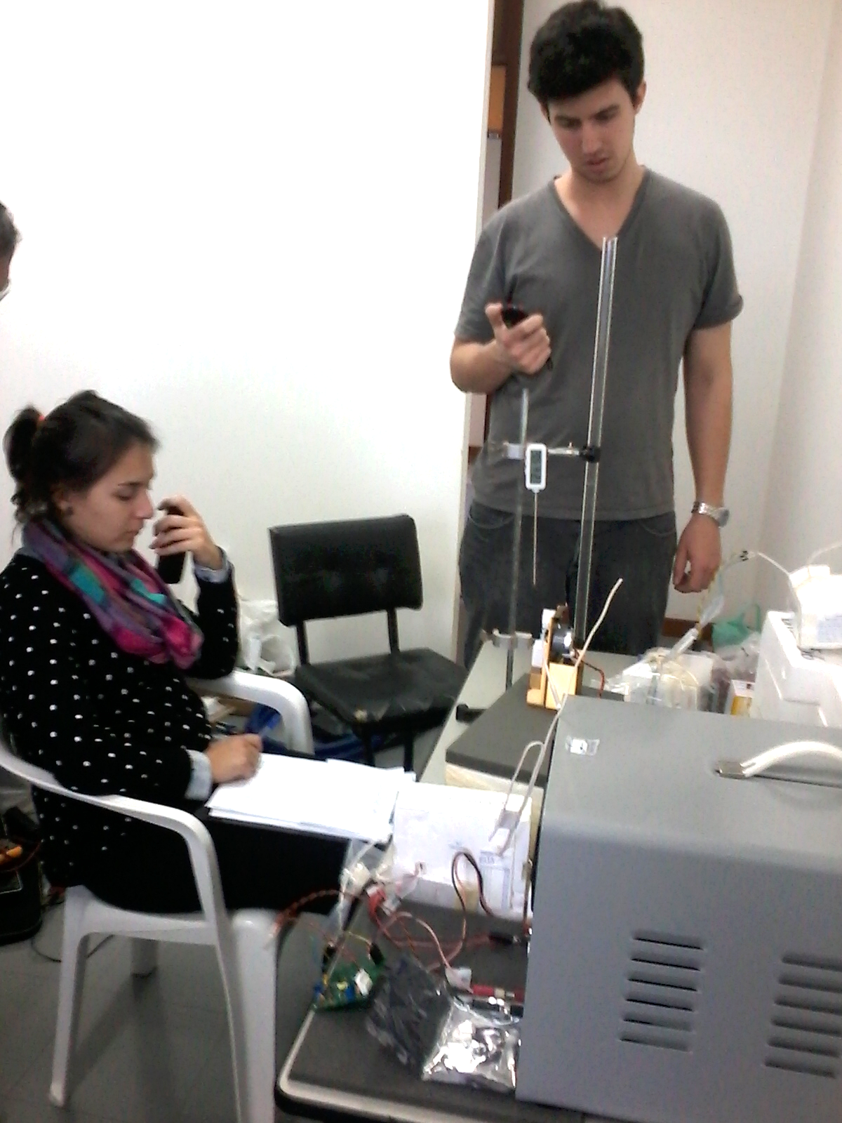 Foto de medição do Flowrate