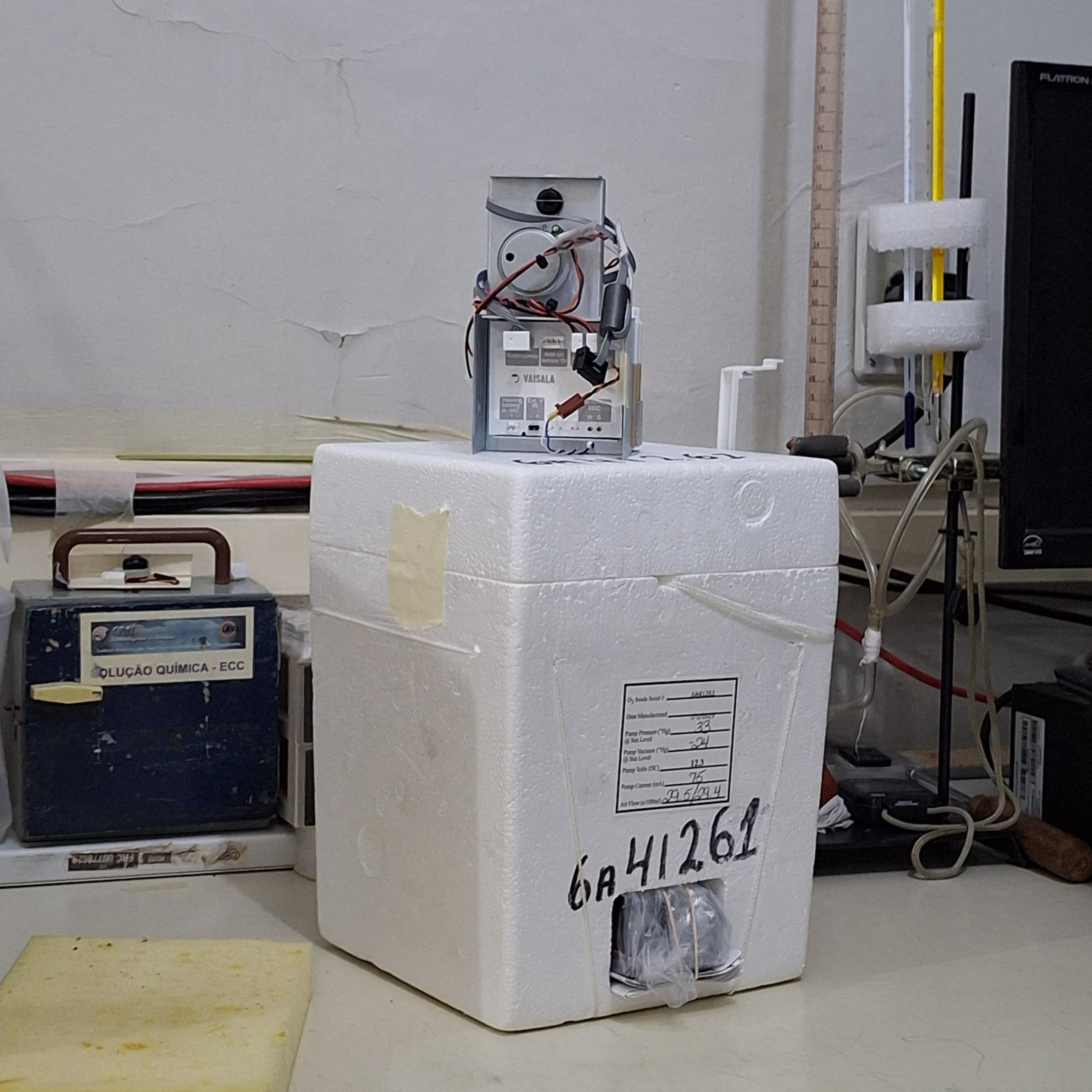 Imagem da Sonda de Ozônio Vaisala